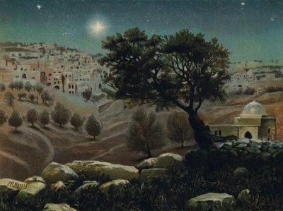 Uitzicht op Bethlehem door Philip Richard Morris